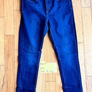 Levi's Deep Indigo Denim Pants